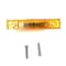 Truck-Lite 35 Series, LED, Yellow Rectangular, 2 Diode, Marker Clearance Light, P2, 2 Screw, Fit 'N Forget M/C 35200Y3 - alternate 5